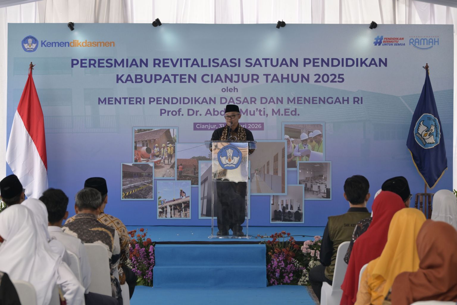 Empat SATUAN PAUD DI CIANJUR TERMASUK 83 SEKOLAH YANG DIREVITALISASI, ANGGARAN TOTAL RP106 MILYAR
