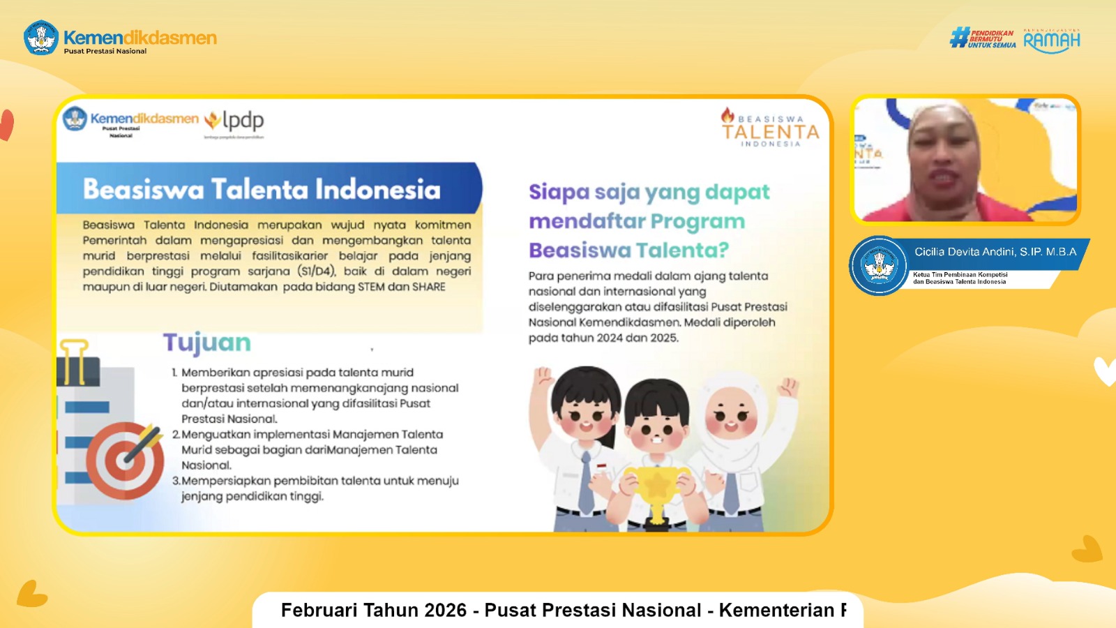 Puspresnas dan LPDP Luncurkan Beasiswa Talenta Indonesia 2026