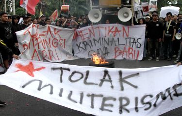 Masyarakat Sipil: Militer Bukan Alat untuk Meredam Kritik Masyarakat