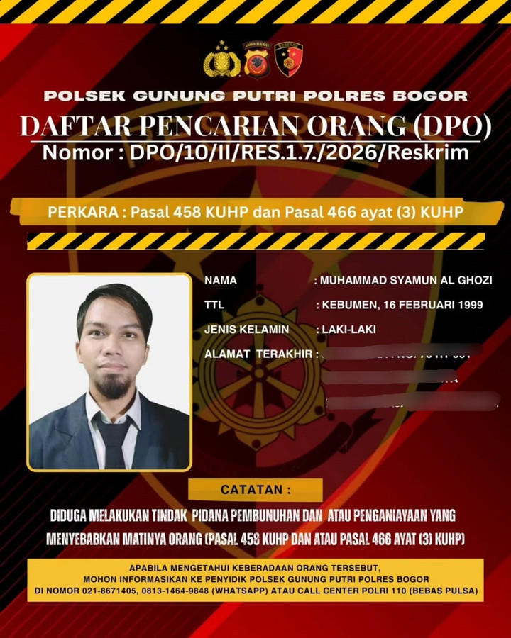 Jejak Licin Pembunuh Sang ‘Teman Dekat’  Ibu Guru di Depok Dalam Tragedi Tlajung Udik