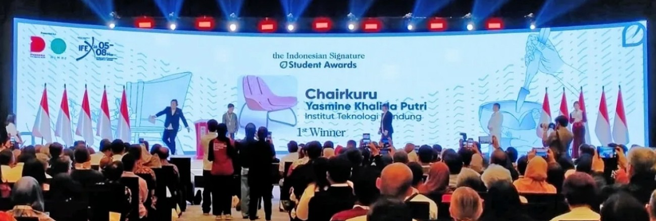 Yasmine Khalida, Mahasiswa FSRD ITB Raih Juara 1 HIMKI Design Awards 2026