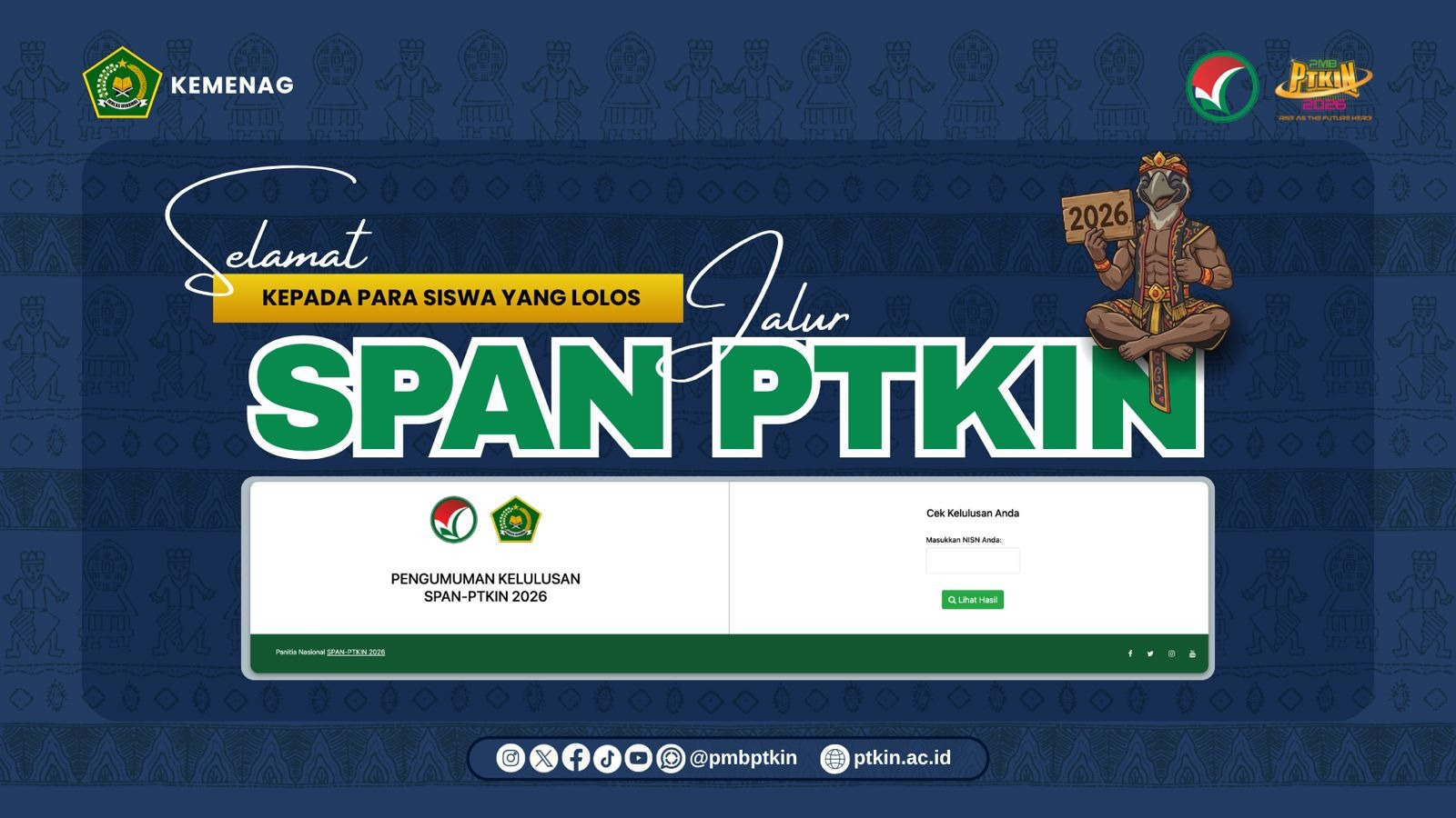 82.274 Siswa Lulus SPAN-PTKIN 2026, Cek Hasilnya Disini