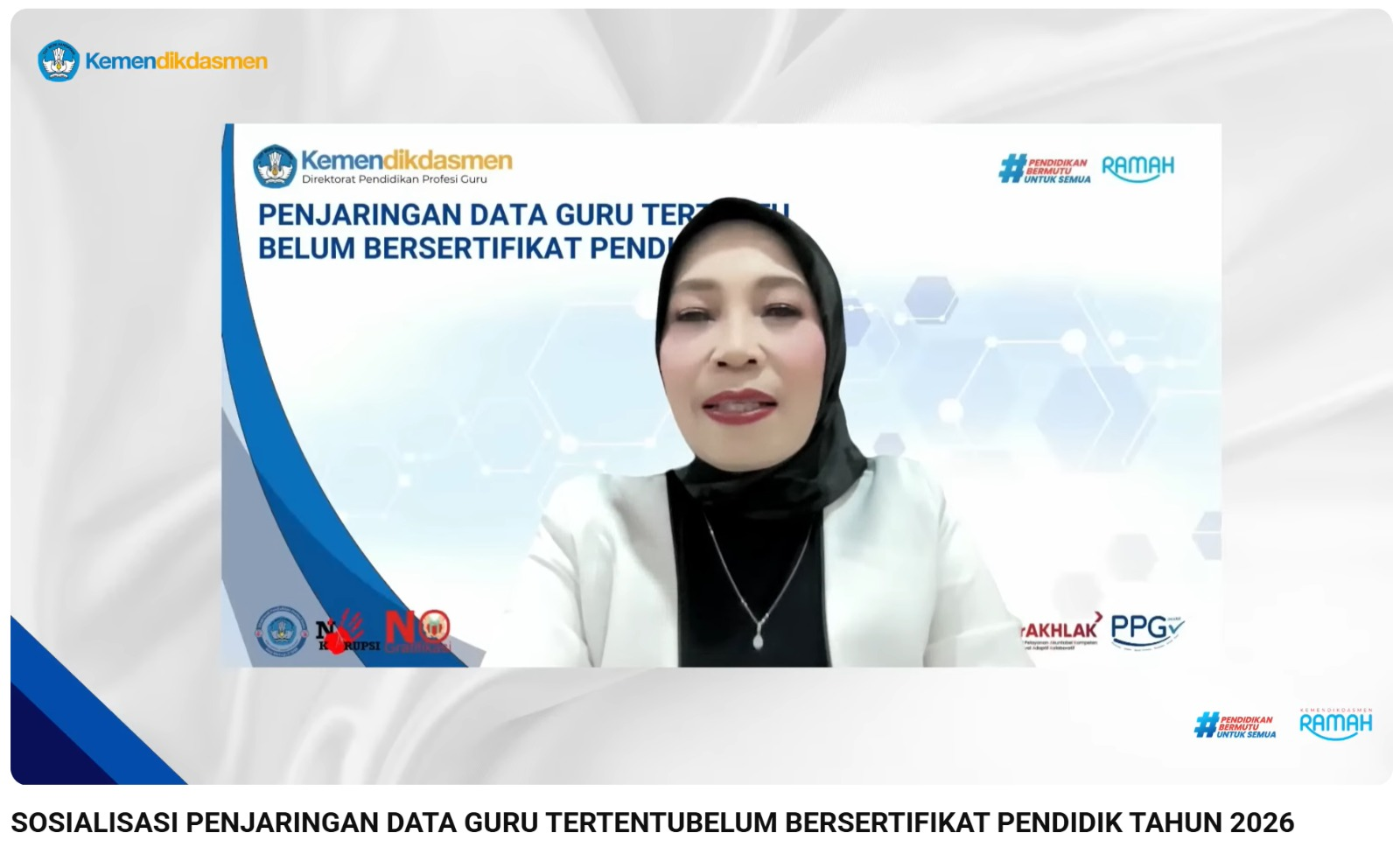 Penjaringan Data Guru Belum Bersertifikat Pendidik Tahun 2026, Konfirmasi Keikutsertaan Berakhir Akhir April, Segera Cek SIMPKB