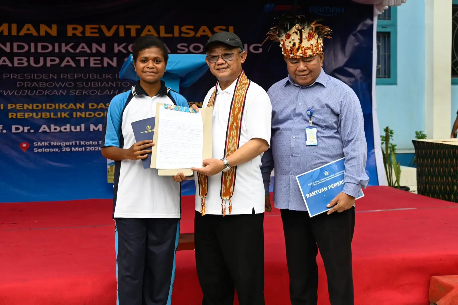 Surat Terbuka Ucapan Terimakasih Siswa SMK Sorong Untuk Presiden