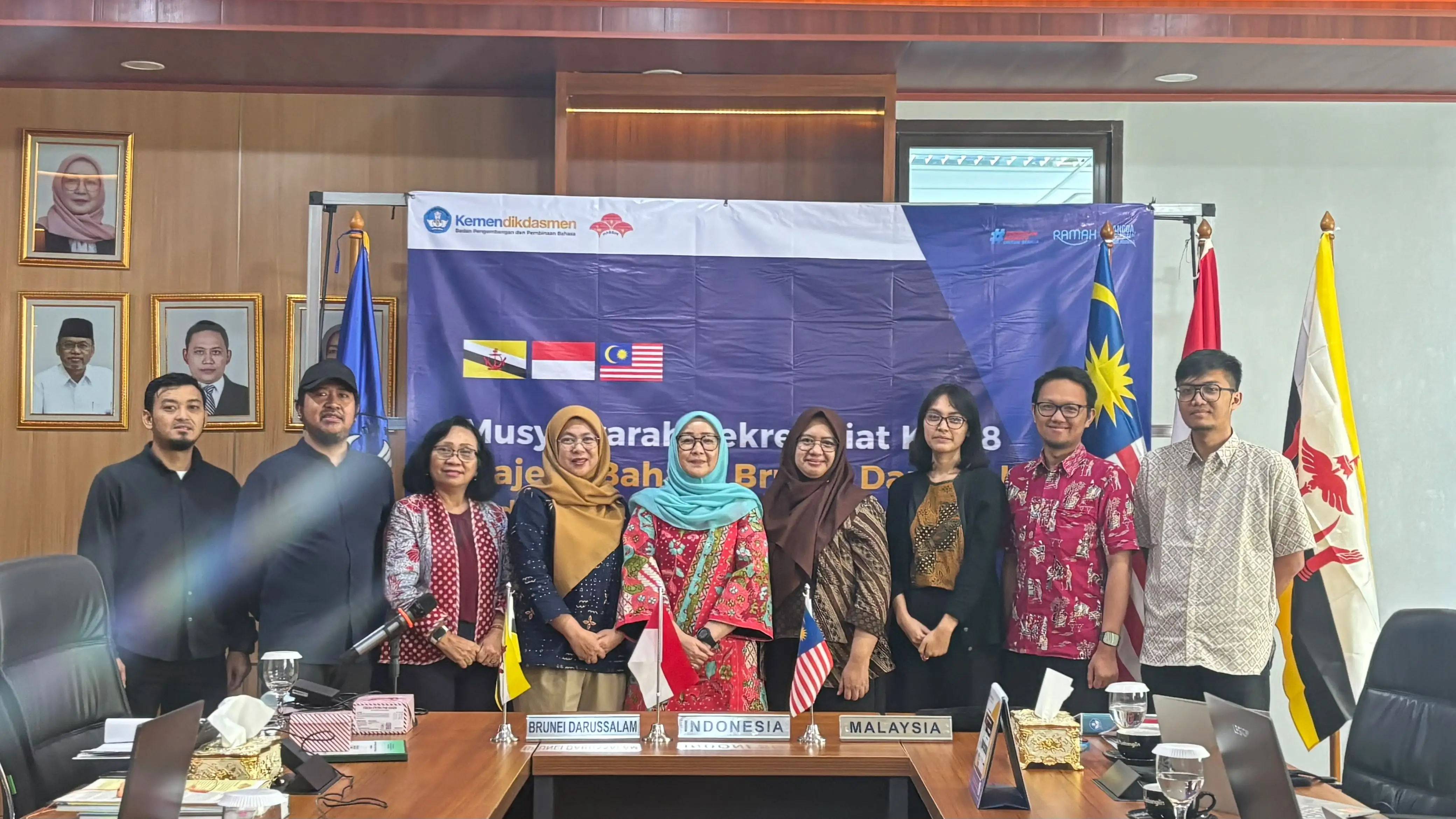 Indonesia, Brunei, dan Malaysia Perkuat Diplomasi Bahasa Serumpun
