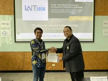 Dua Dosen Universitas Brawijaya Raih Best Presenter pada IAIT 2026 di Thailand