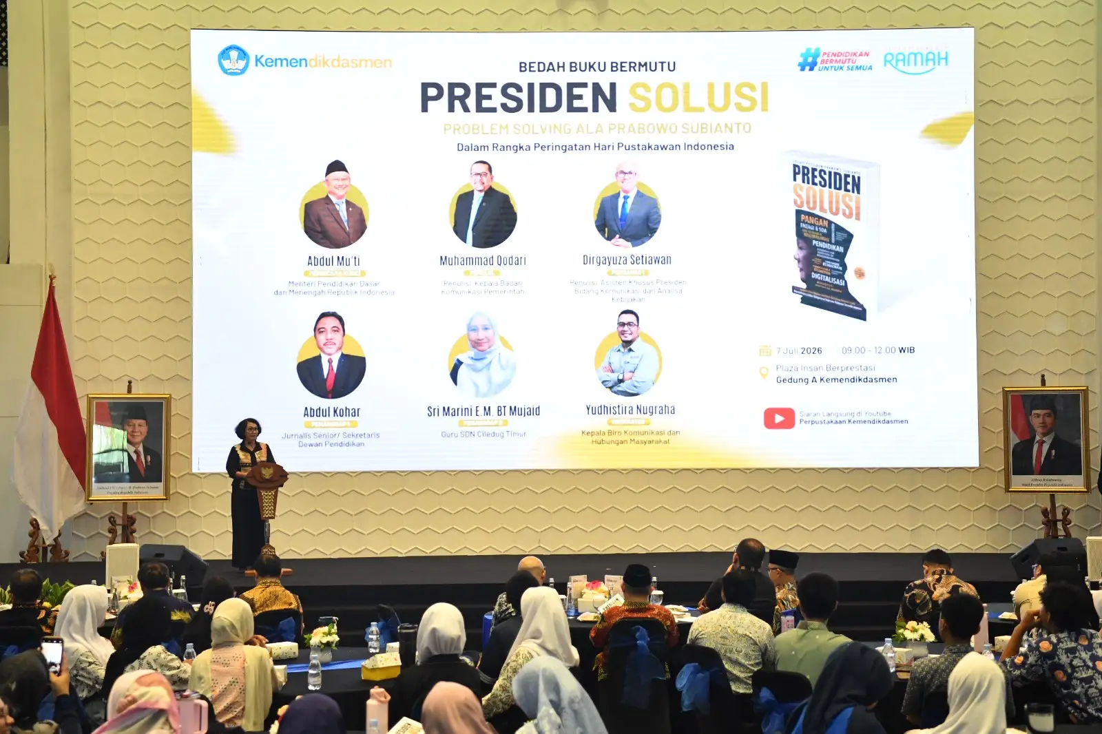 Hari Pustakawan Indonesia, Kemendikdasmen Jadikan Perpustakaan Rumah Pendidikan dan Ruang Dialog
