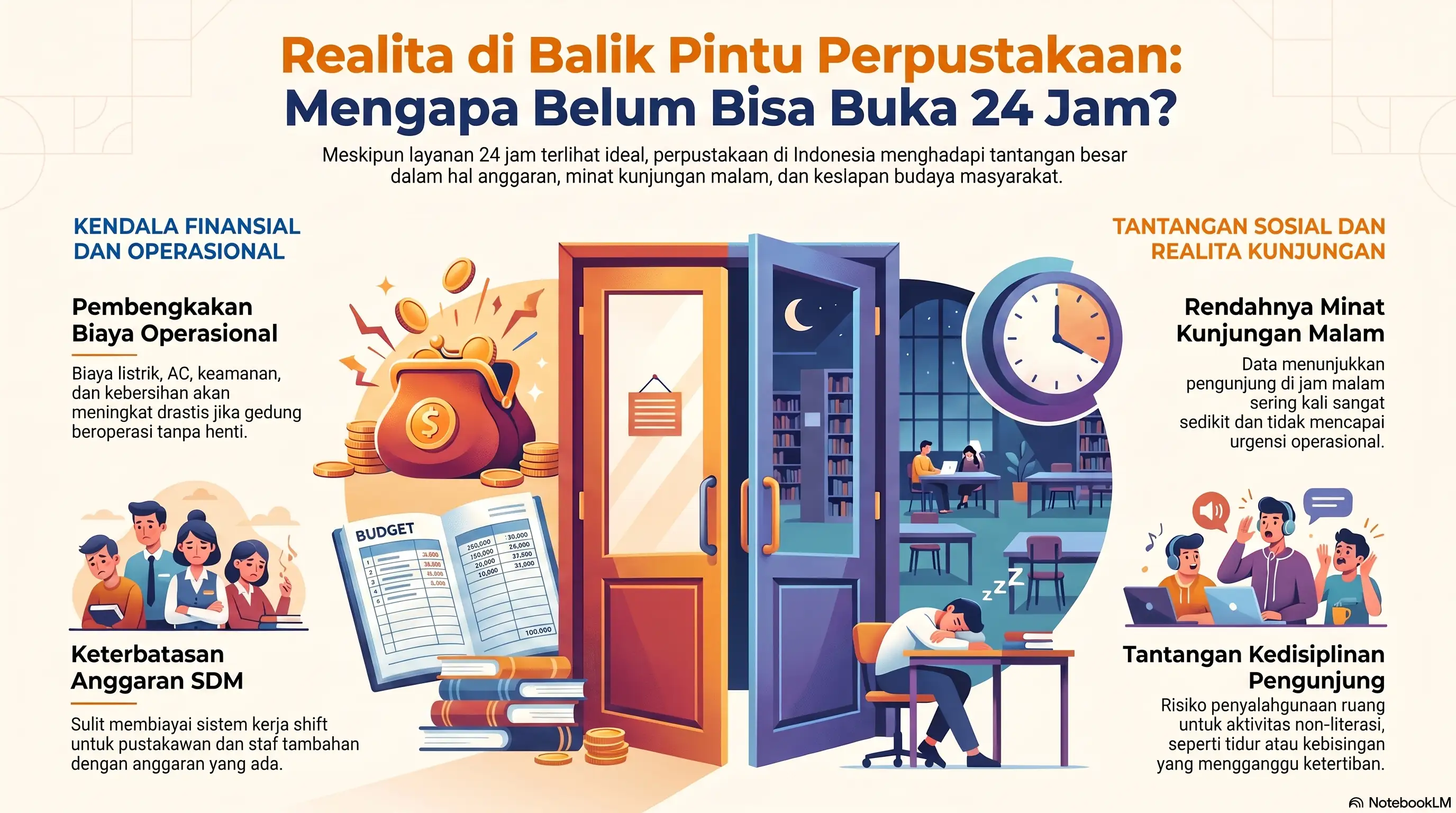 Mengapa Perpustakaan Indonesia Belum Siap Buka 24 Jam? Bukan Karena Pustakawannya Tak Mau