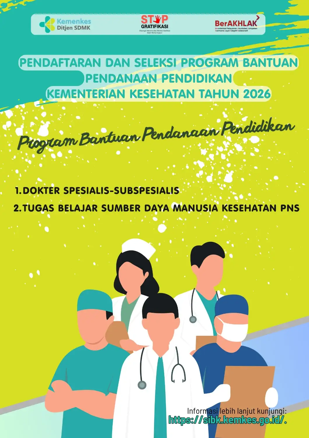 Kemenkes Buka Bantuan Pendanaan Pendidikan Dokter Spesialis dan Subspesialis 2026, Pendaftaran Dibuka hingga 31 Juli