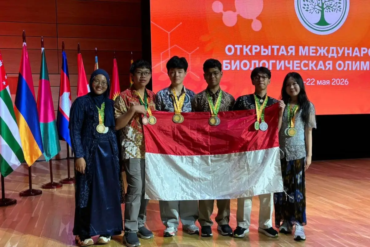 Indonesia Raih Empat Medali di Olimpiade Biologi Internasional 2026