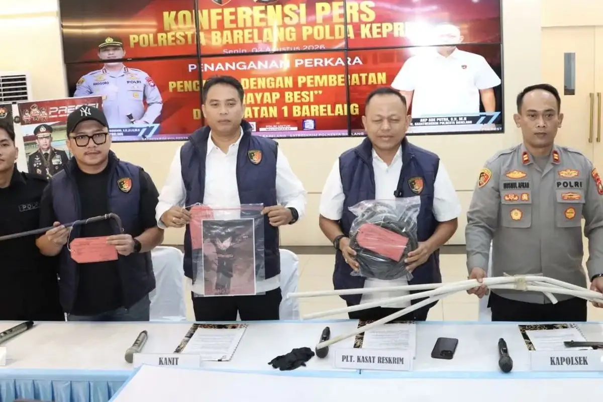 Empat Kali Beraksi, Pencuri Kabel Jembatan Barelang Ditangkap, Kerugian Capai Rp400 Juta