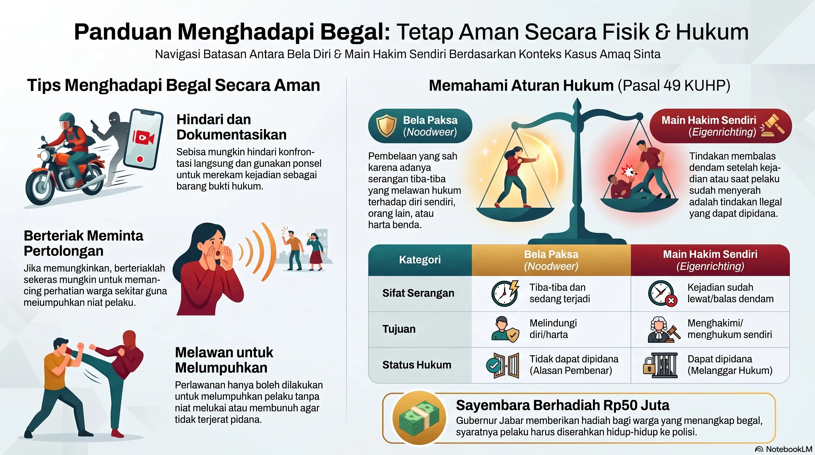 Sayembara Tangkap Begal Berhadiah hingga Rp50 Juta, Antara Keberanian Warga dan Risiko Main Hakim Sendiri