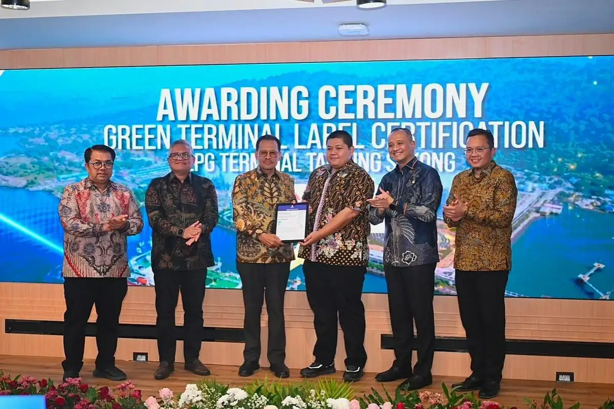 Pertama di Dunia, Terminal LPG Tanjung Sekong Pertamina Raih Sertifikasi Green Terminal