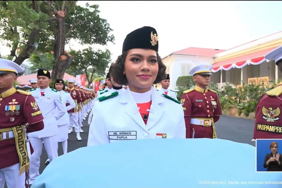 Profil Neeltje Deliana, Putri Papua yang Dipercaya Jadi Pembawa Baki saat Penurunan Bendera HUT ke-81 RI