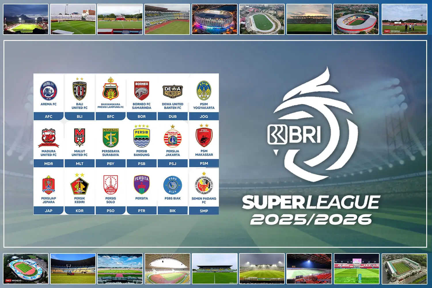 Jadwal Super League 2026/2027, Kompetisi Dimulai 4 September