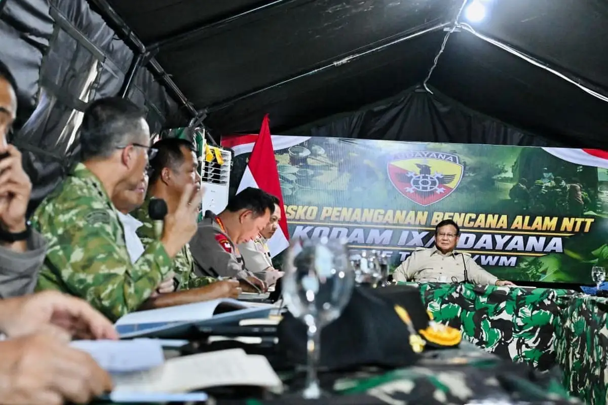 Prabowo Turun ke Nagekeo, Kucurkan Rp200 Miliar untuk Penanganan Gempa NTT