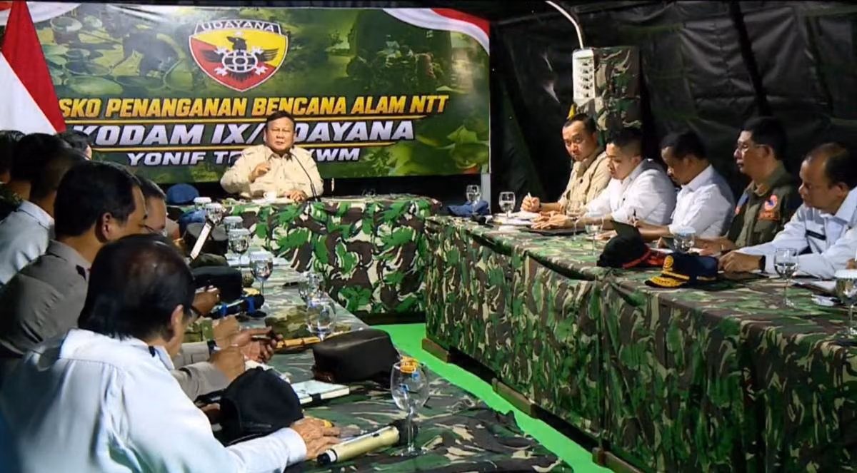 Di Hadapan Prabowo, Bupati Nagekeo Klaim MBG Bikin Kehadiran Siswa Nyaris 100 Persen