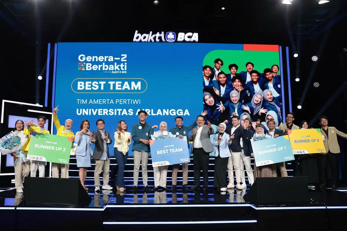 Keren! Tim UNAIR Raih Gelar Best Team di Genera-Z Berbakti 2026