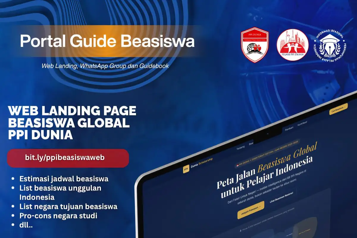 PPI Dunia Hadirkan Portal Beasiswa, Pelajar Indonesia Bisa Cari Program S1-S3 di 68 Negara