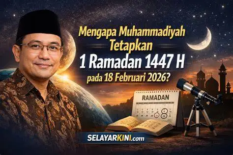 wal Ramadan 1448 H Ditetapkan 8 Februari 2027, Ini Hasil Hisab PP Muhammadiyah