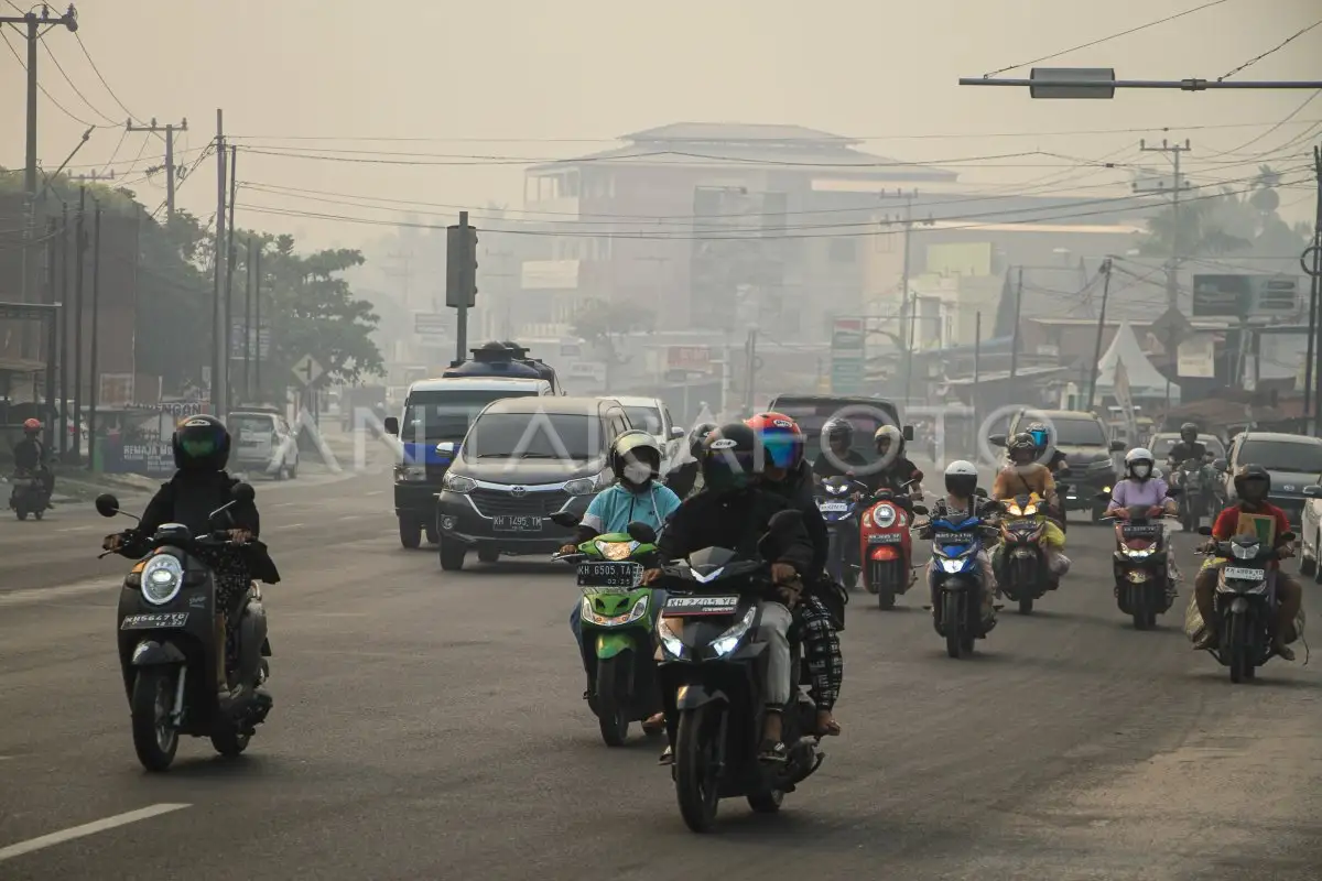 Ketangguhan Warga Palangka Raya: Tetap Berjuang di Tengah Pekatnya Kabut Asap Karhutla