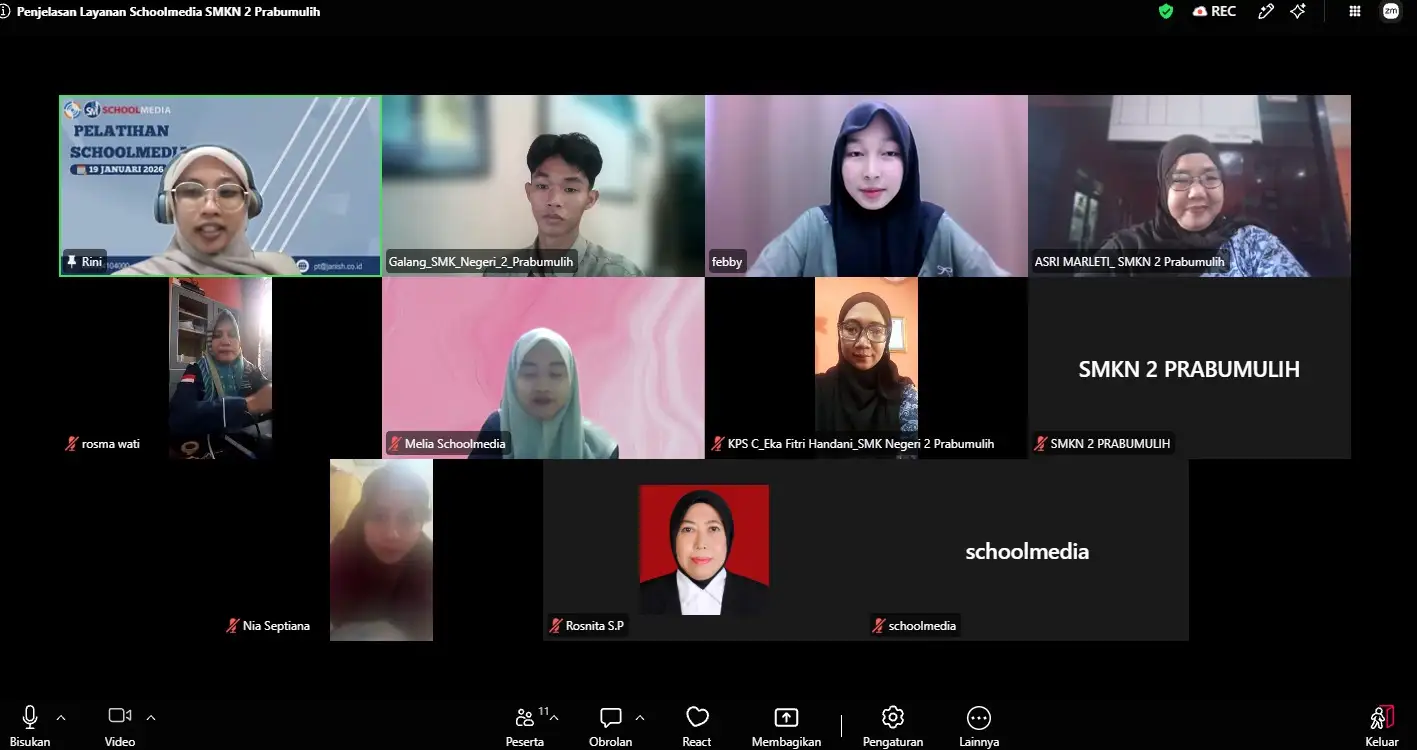 Perkuat Ekosistem Sekolah Digital, SMKN 2 Prabumulih Ikuti Pendampingan LMS dan Sistem Ujian Daring Bersama Schoolmedia
