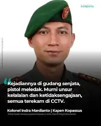 Kasus Penembakan Tak Sengaja di Gudang Senjata Kopassus: Tersangka Ditahan, Hukum Dipastikan Transparan