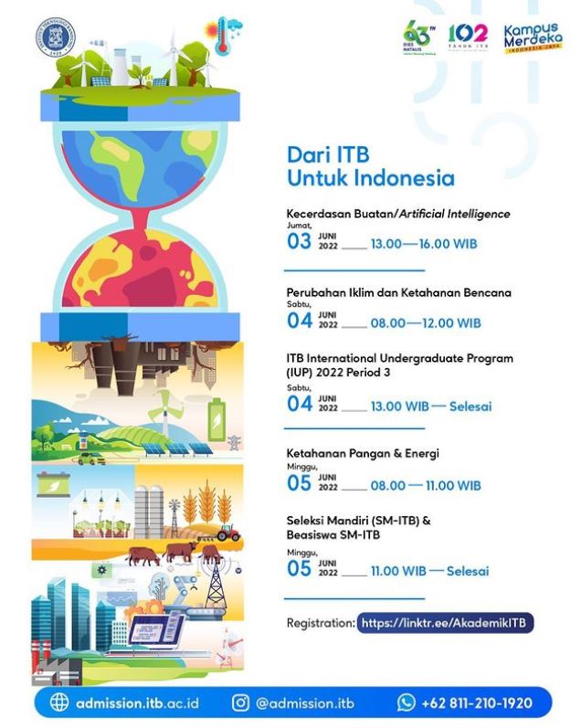 Dari ITB untuk Indonesia, Sejumlah Program Studi Baru Ditawarkan