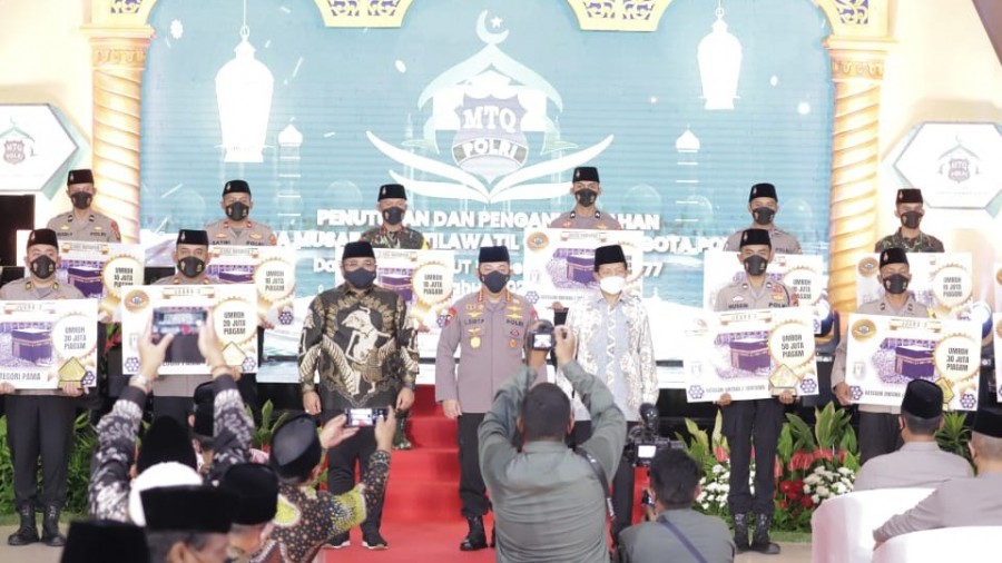 Perkuat Moderasi Beragama, 729 Polisi Ikuti Lomba MTQ