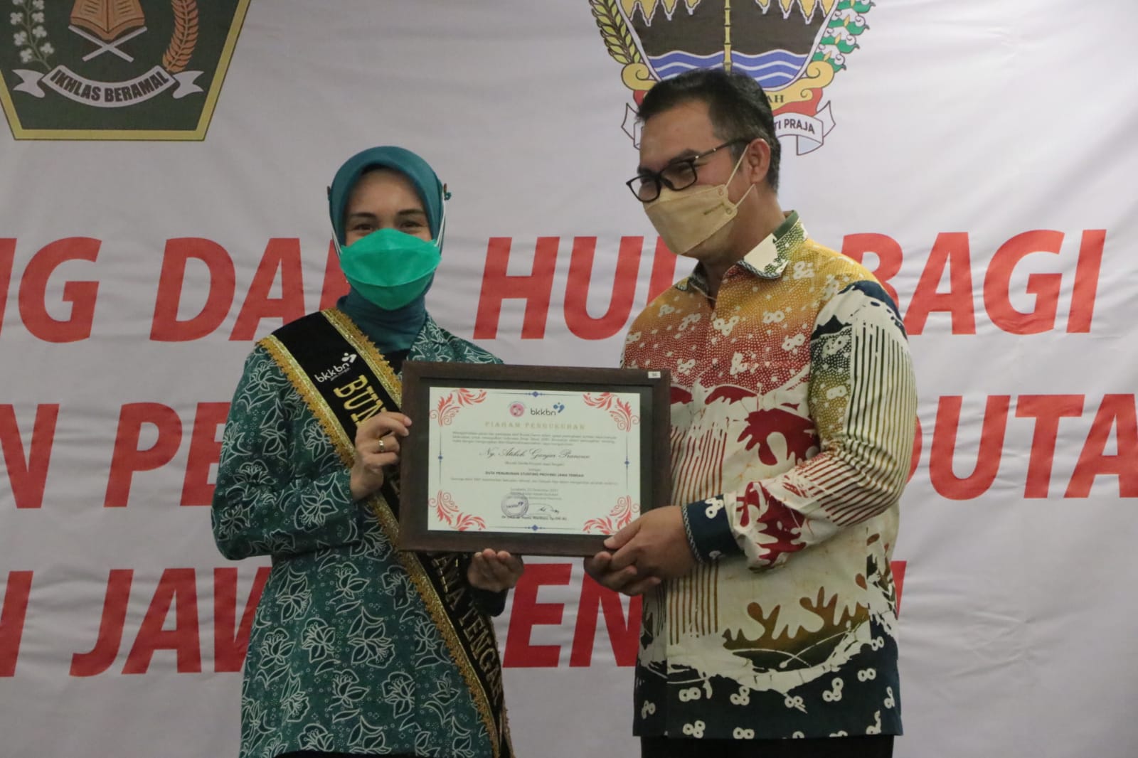 Atikoh Ganjar Pranowo Dikukuhkan Duta Penurunan Stunting Jawa Tengah