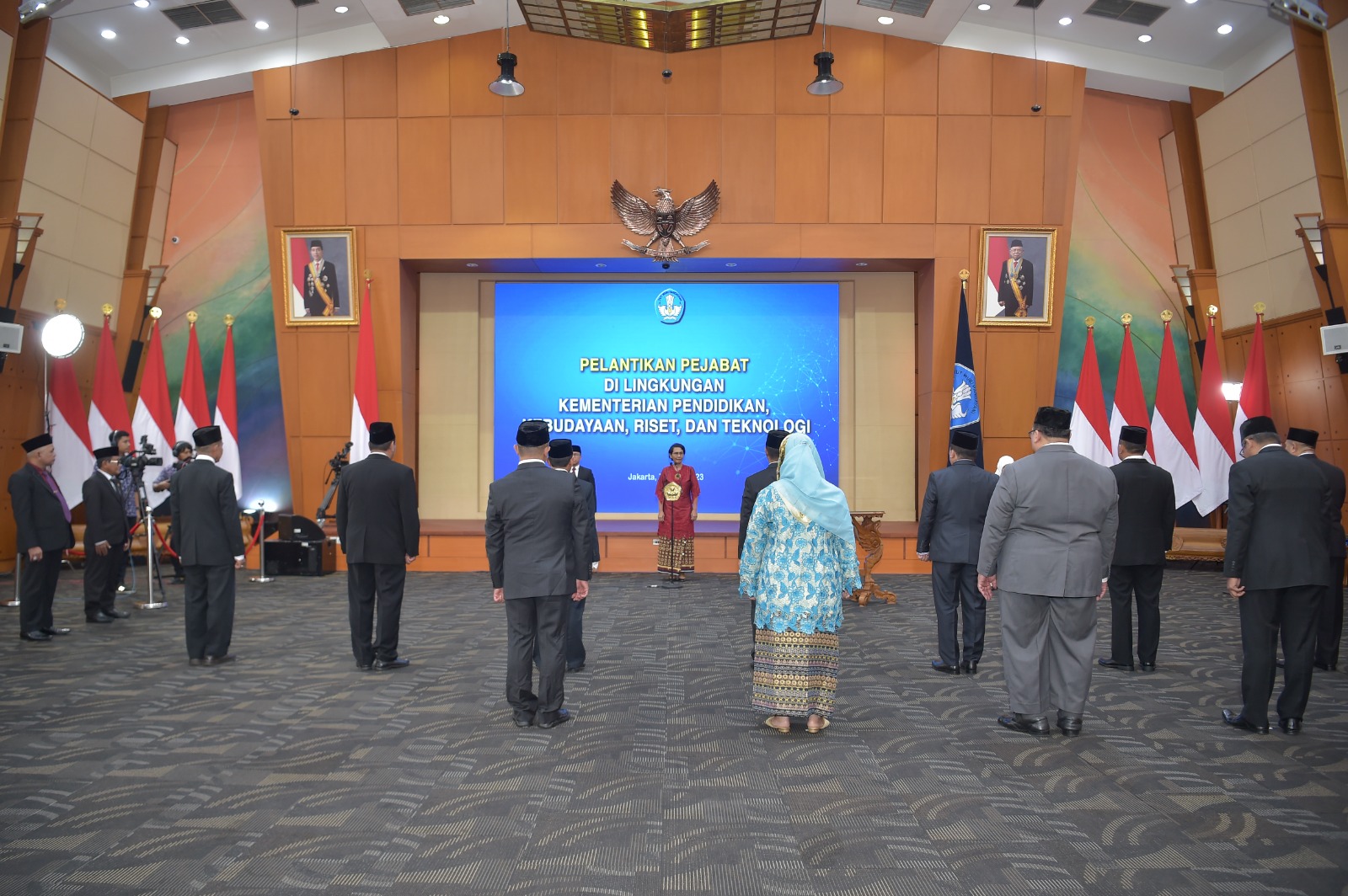 Rektor Universitas Tadulako, Tiiga Direktur Politeknik dan Tiga Dekan PTN Dilantik