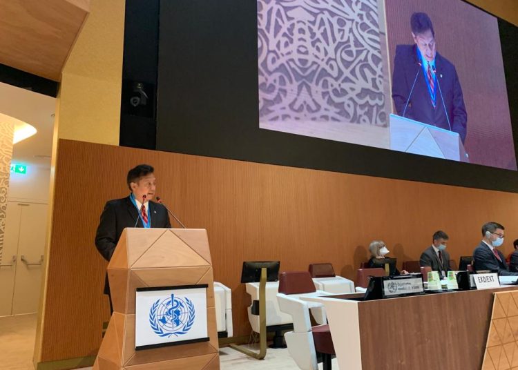 Indonesia Sampaikan Kesepakatan ASEAN pada World Health Assembly (WHA) ke-75 di Swiss