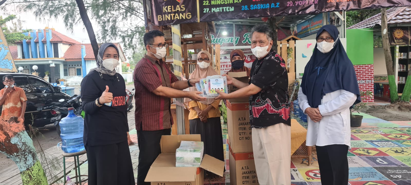 PAUD "Gratis" Sakila Kerti Layani Warga Terminal dan Pedagang Diseputar Pantai