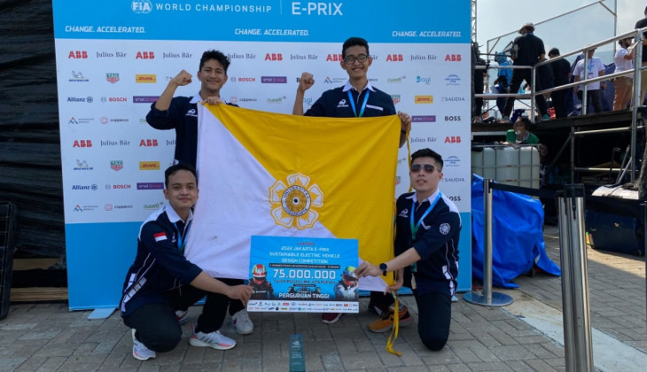 Mahasiswa UGM Juara 1 Desain Kendaraan Listrik di Ajang Formula-E Jakarta