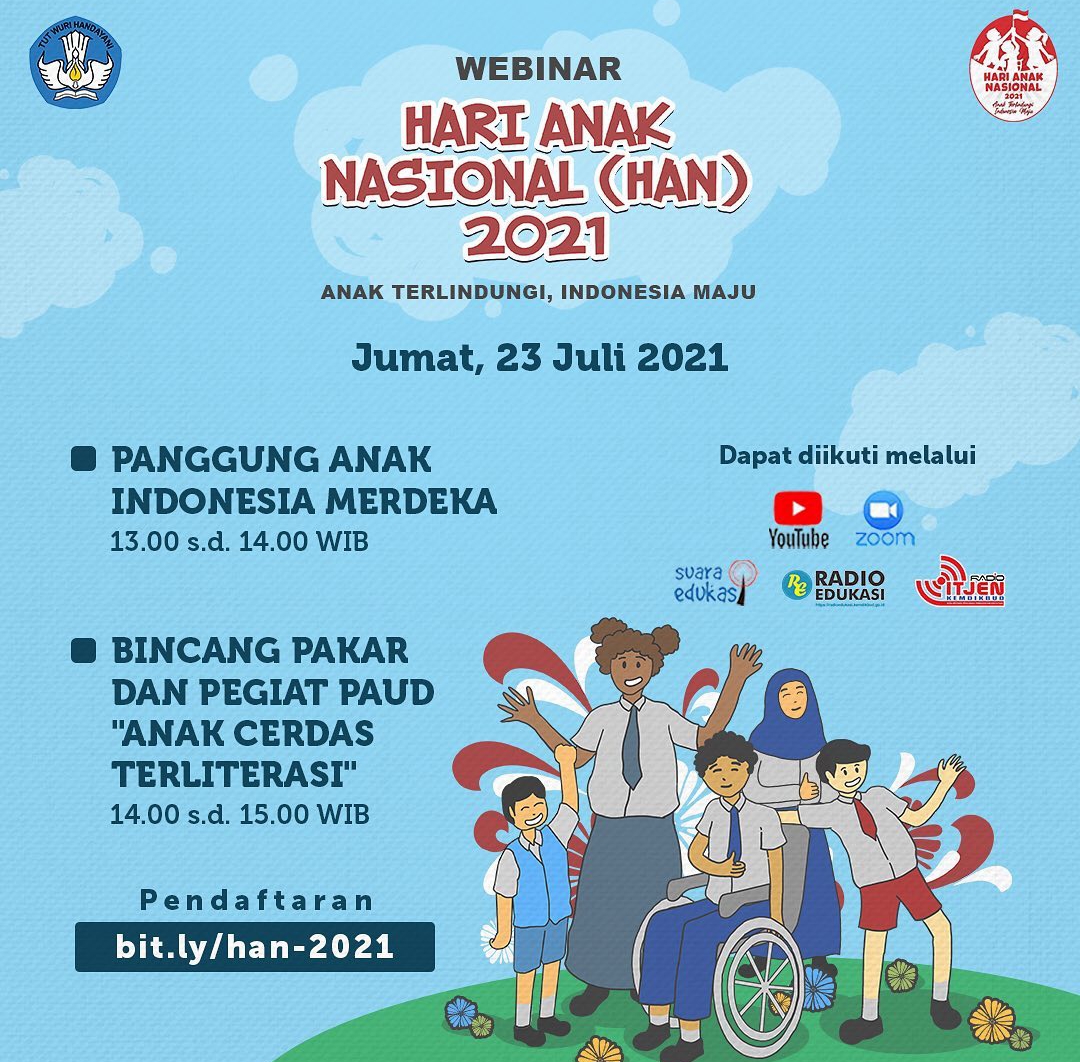 Meriahkan HAN 2021, Digelar Lomba Lagu Anak Dan Gebyar Dongeng