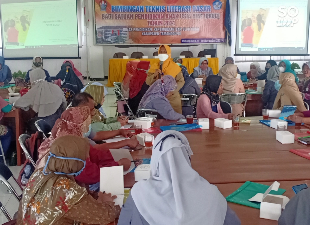 60 Kepala Sekolah, Guru dan Orangtua Murid Ikut Bimtek Literasi Dasar di Temanggung