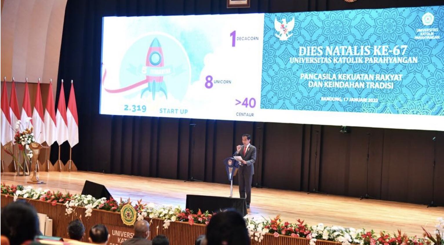 Dies Natalis UNPAR ke 67, Presiden Minta Implementasikan Pancasila dalam Penanganan Pandemi