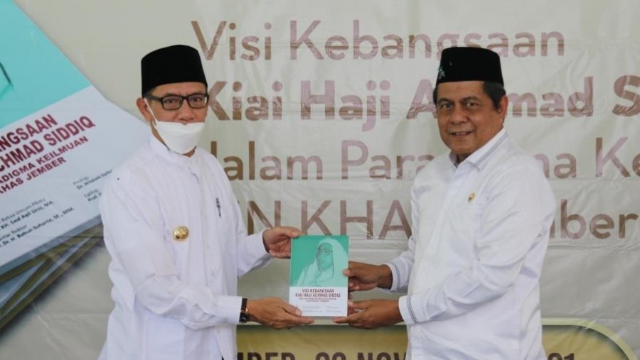 UIN KHAS Jember Rilis Buku Visi Kebangsaan Kiai Haji Achmad Siddiq