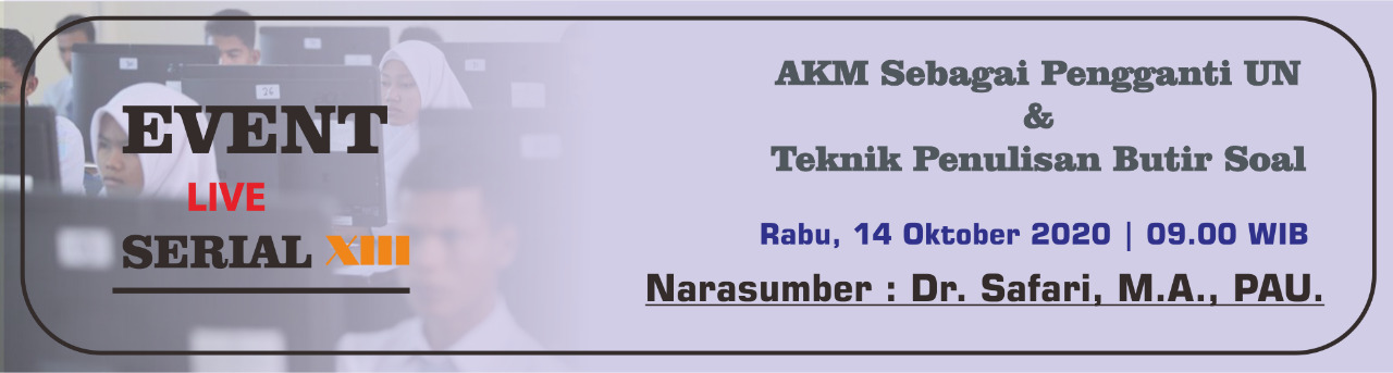 Cover AKM sebagai pengganti UN dan teknik penulisan butir soal