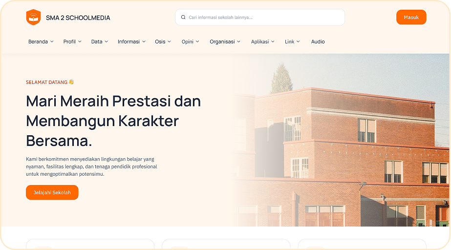 Website CMS Sekolah